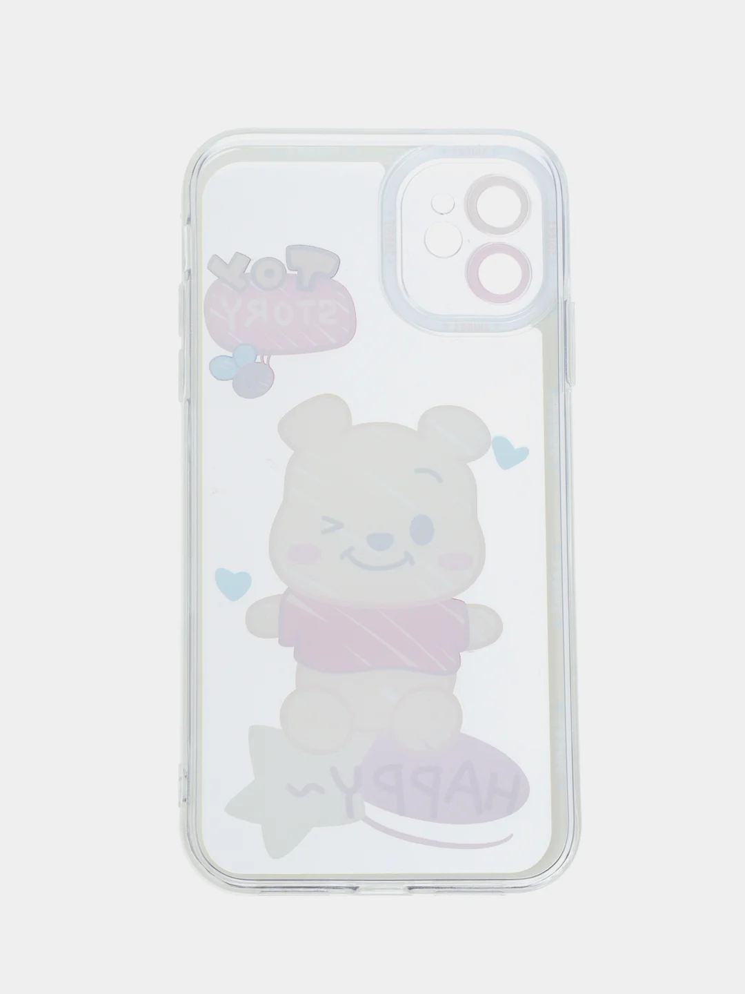 Фуксия чехол на iPhone 11, 12, 13 / 14 Pro Max,  7/ 8 Plus, XR, XS, X , прозрачный