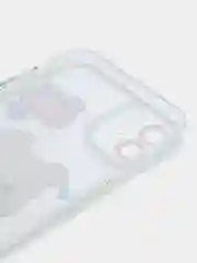 Фуксия чехол на iPhone 11, 12, 13 / 14 Pro Max,  7/ 8 Plus, XR, XS, X , прозрачный