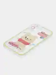 Фуксия чехол на iPhone 11, 12, 13 / 14 Pro Max,  7/ 8 Plus, XR, XS, X , прозрачный
