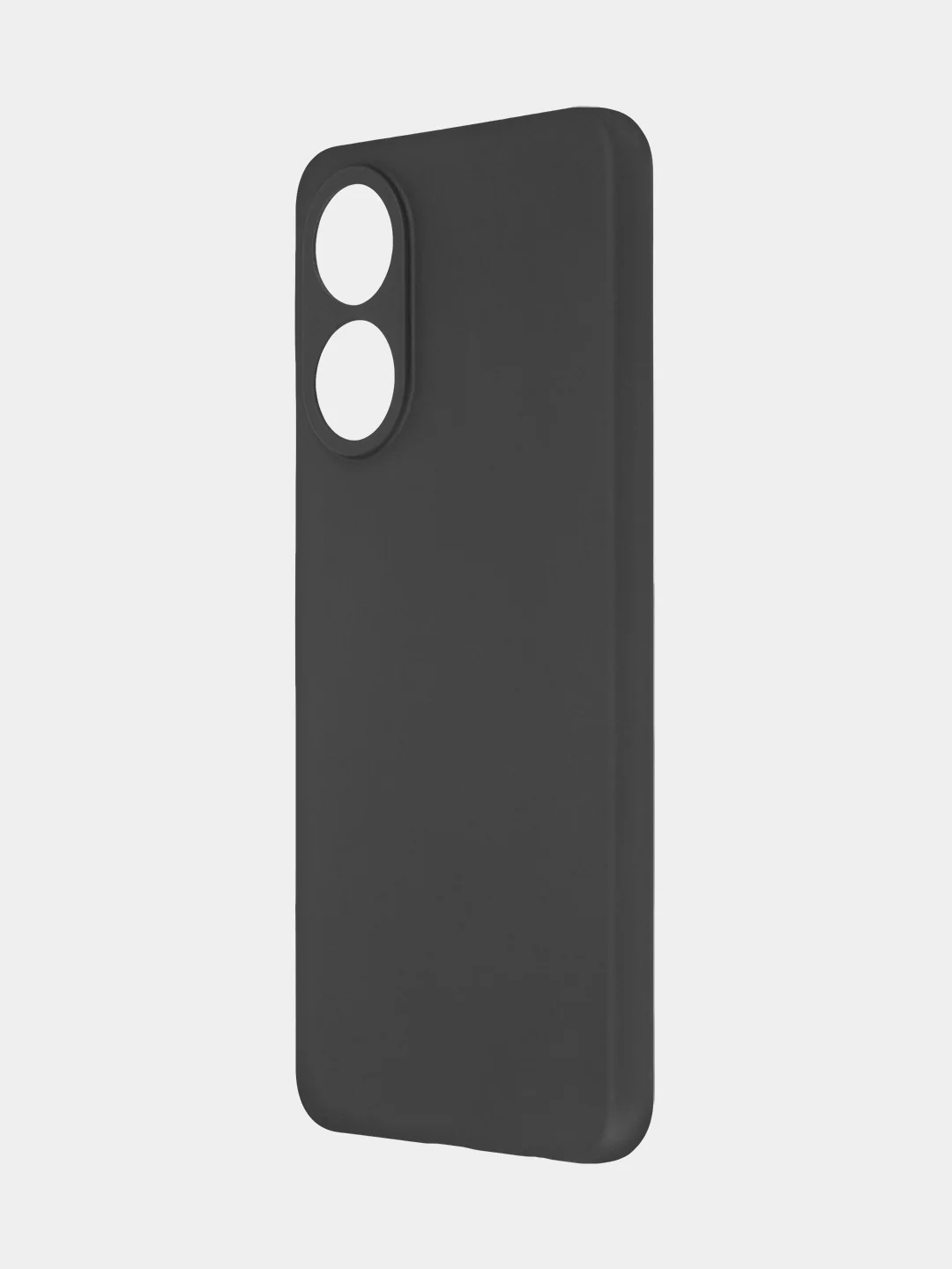 Бирюзовый чехол для Oppo A78 силиконовый ROSCO матовый тонкий с бортиком защитой камер, разные цвета