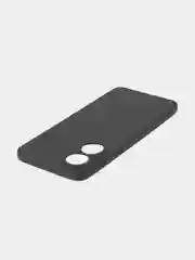 Бирюзовый чехол для Oppo A78 силиконовый ROSCO матовый тонкий с бортиком защитой камер, разные цвета