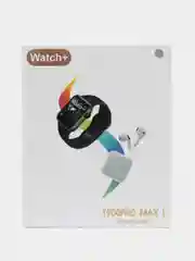 Белый умные часы Smart Watch T900PRO MAX L, наушники в комплекте