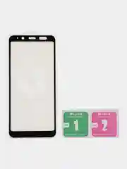 Черный защитное стекло для Samsung A8 (2018)