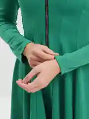Оливковый платье женское