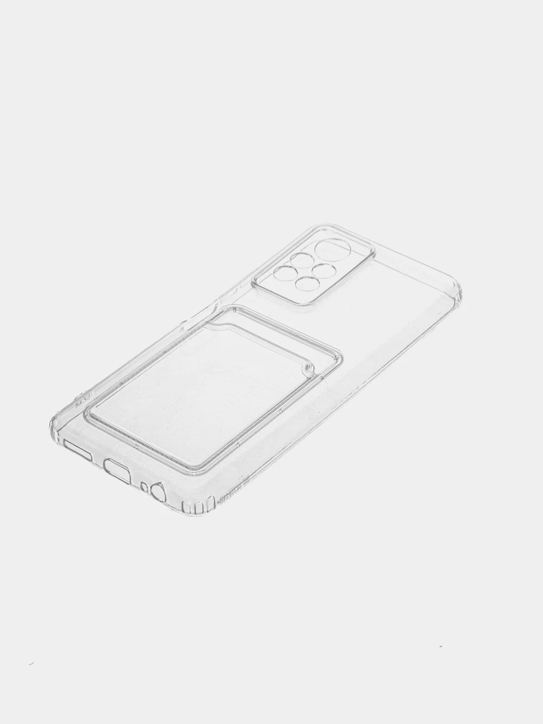 Ударопрочный прозрачный чехол с карманом на INFINIX NOTE 11 PRO, SMART 6 HD, ZERO X PRO