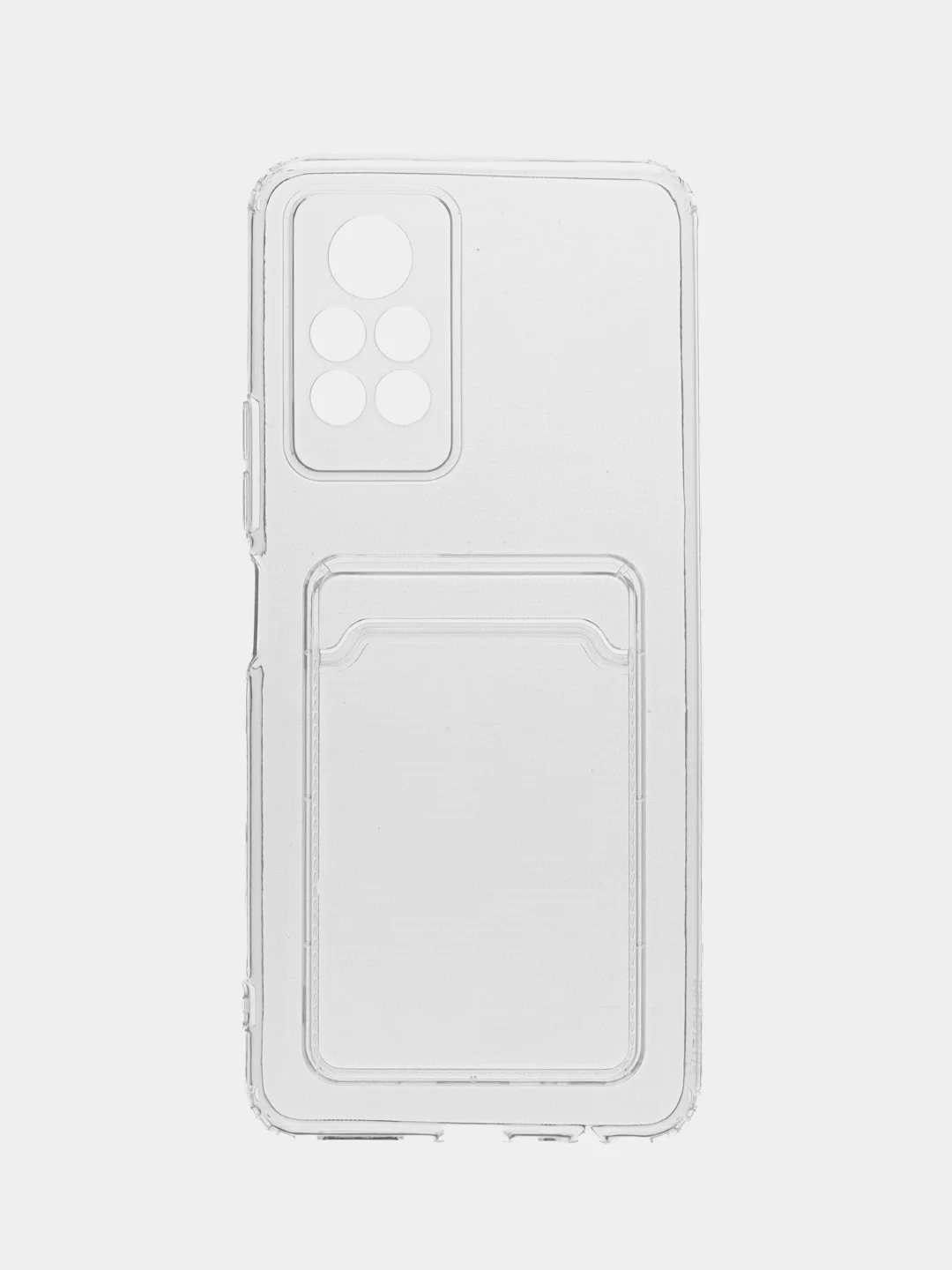 Ударопрочный прозрачный чехол с карманом на INFINIX NOTE 11 PRO, SMART 6 HD, ZERO X PRO