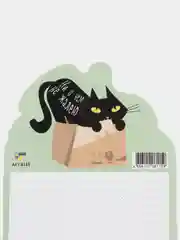 Ледяной блокнот отрывной на магните "Ни о чем не жалею", на холодильник, для записей, заметки