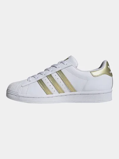 Белый кеды женские Adidas Superstar FX7483