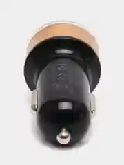 Золотой автомобильное зарядное устройство, 2 USB, 3.1 А, в прикуриватель в машину