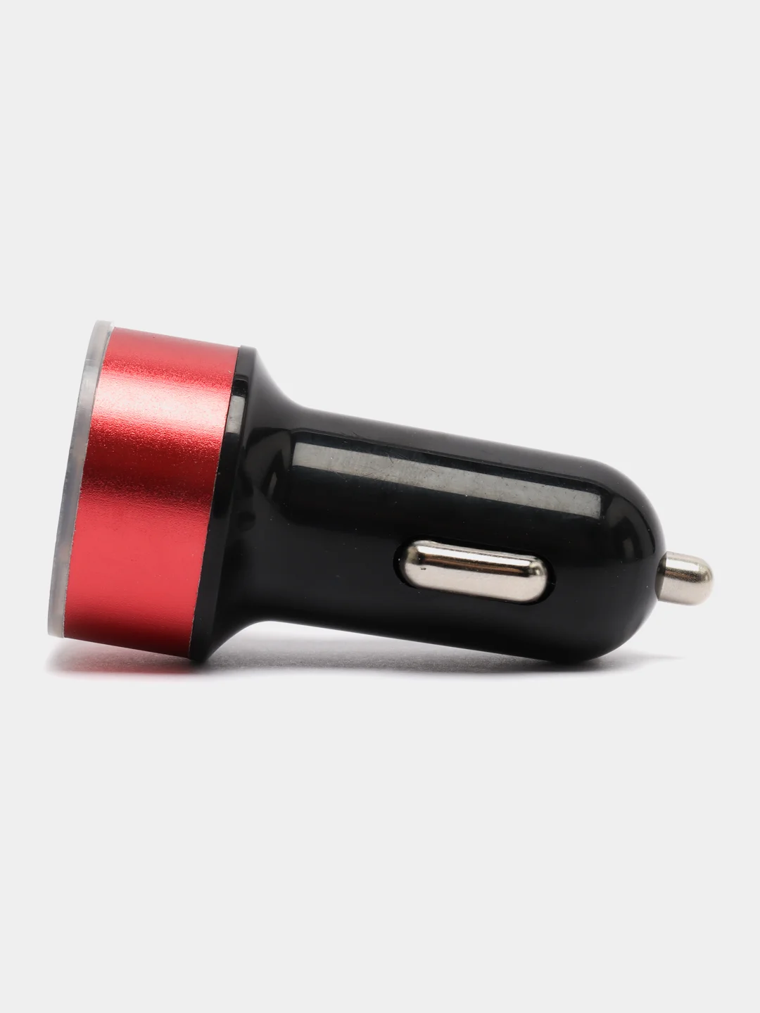 Красный автомобильное зарядное устройство, 2 USB, 3.1 А, в прикуриватель в машину