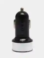 Серебряный автомобильное зарядное устройство, 2 USB, 3.1 А, в прикуриватель в машину