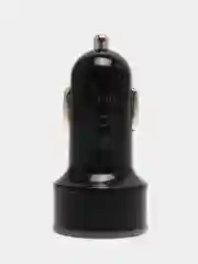 Черный автомобильное зарядное устройство, 2 USB, 3.1 А, в прикуриватель в машину