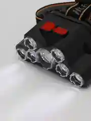 Черный фонарь налобный аккумуляторный F-T26