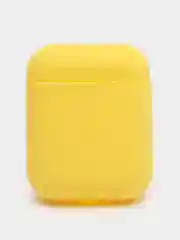 Желтый силиконовый чехол для наушников AirPods 2