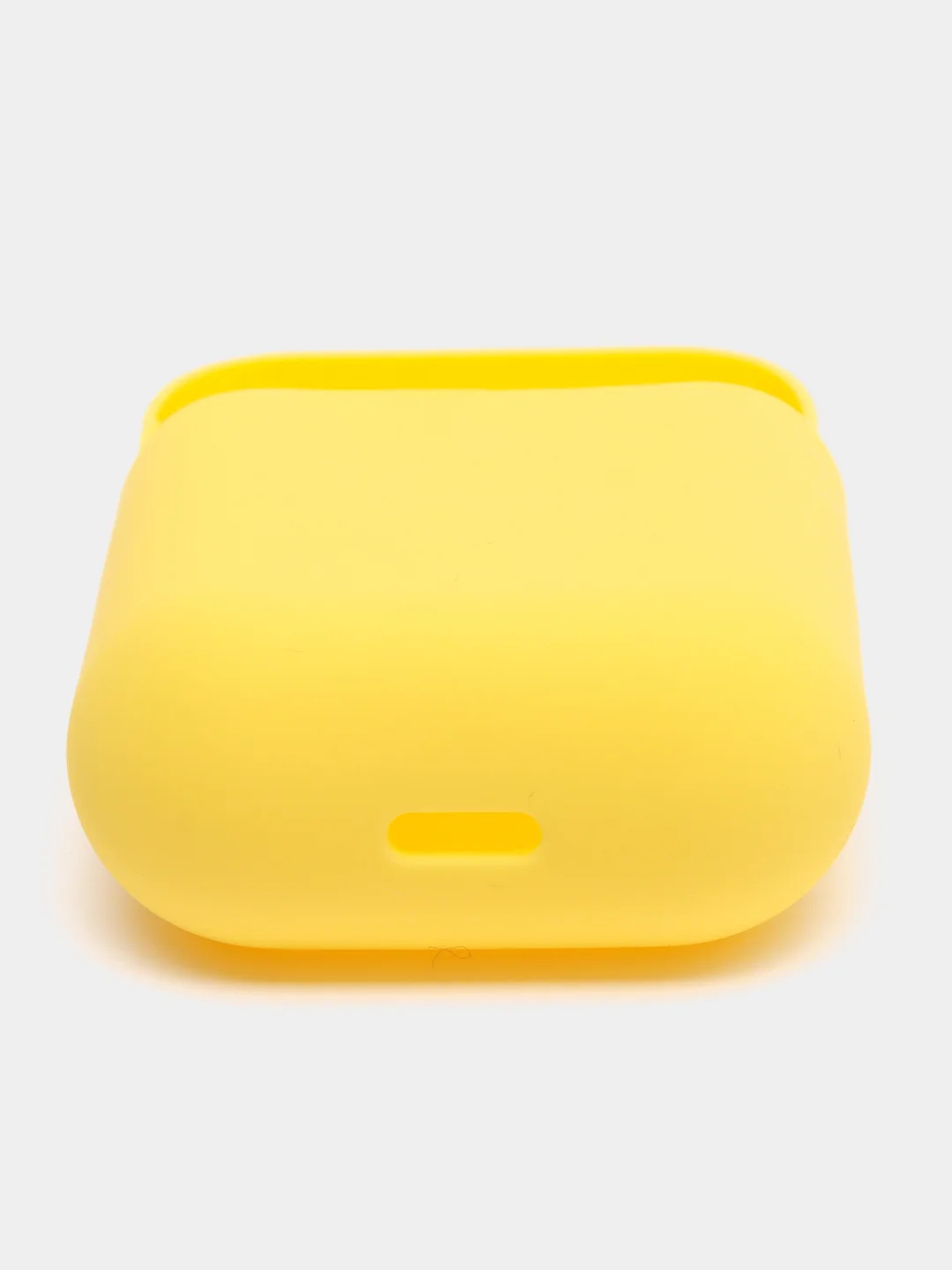 Желтый силиконовый чехол для наушников AirPods 2