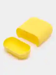 Желтый силиконовый чехол для наушников AirPods 2
