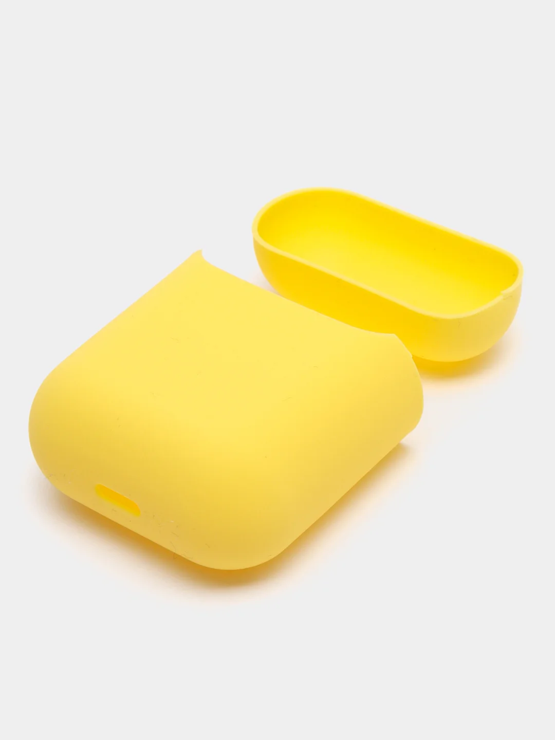 Желтый силиконовый чехол для наушников AirPods 2