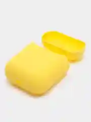 Желтый силиконовый чехол для наушников AirPods 2