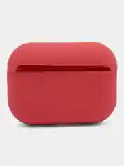 Алый силиконовый чехол для наушников AirPods Pro