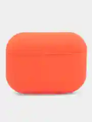 Оранжевый силиконовый чехол для наушников AirPods Pro