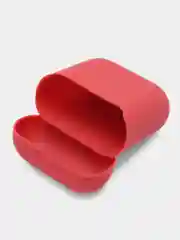 Алый силиконовый чехол для наушников AirPods 2