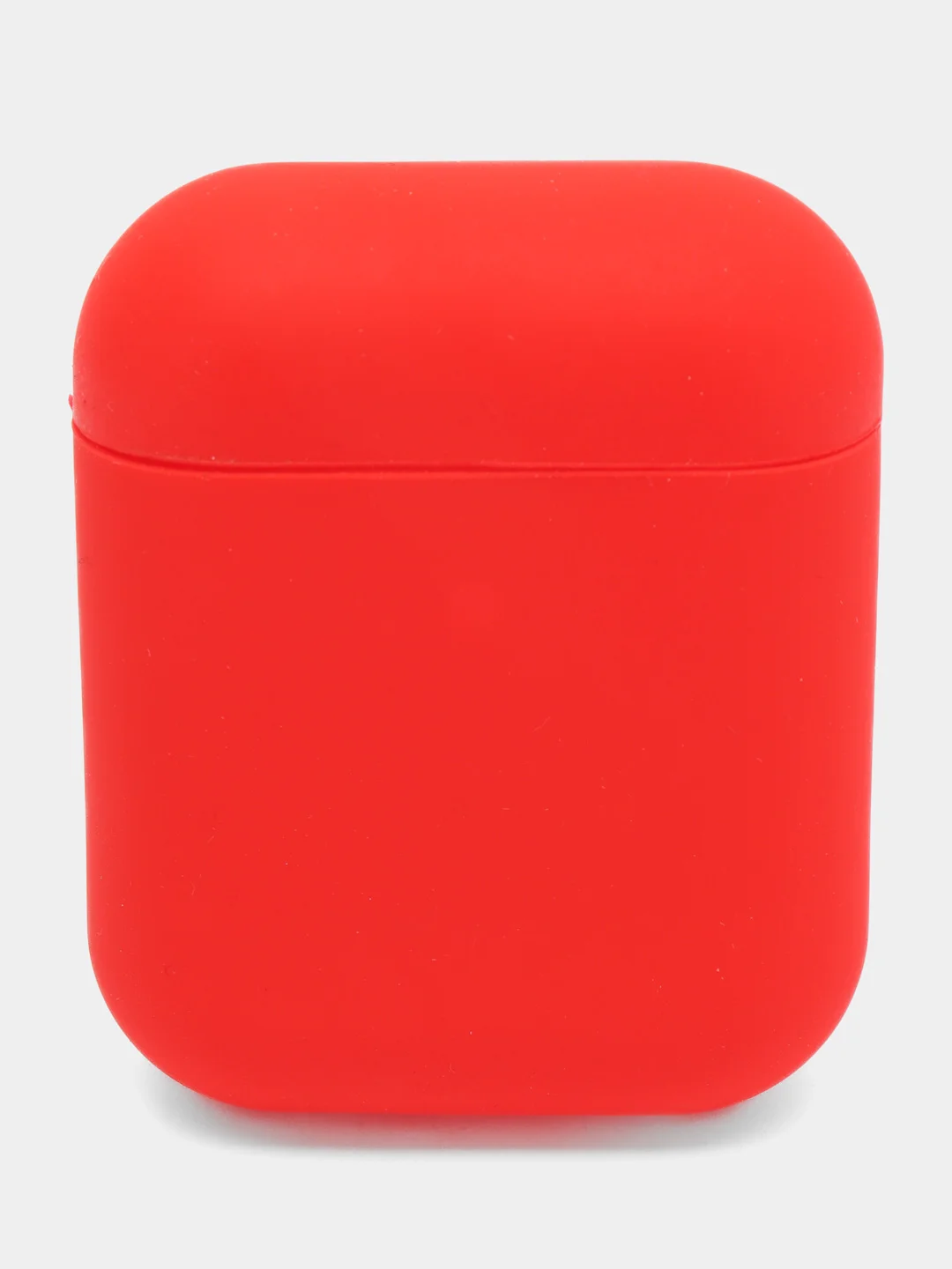 Красный силиконовый чехол для наушников AirPods 2