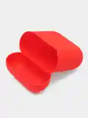 Красный силиконовый чехол для наушников AirPods 2