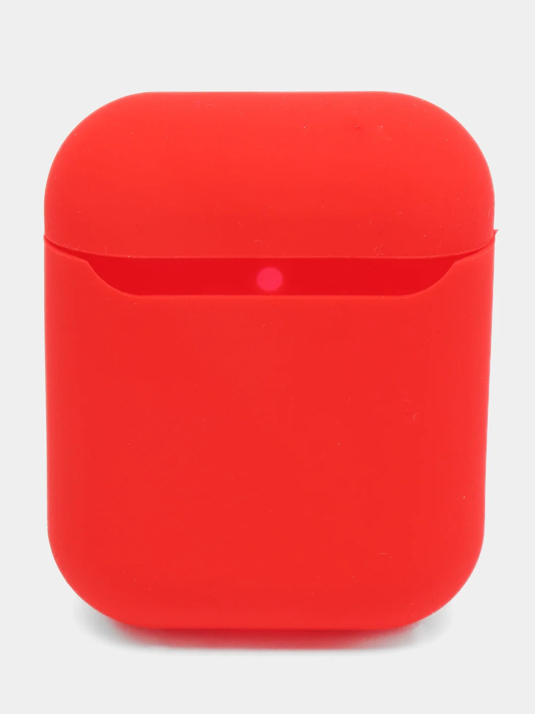 Красный силиконовый чехол для наушников AirPods 2