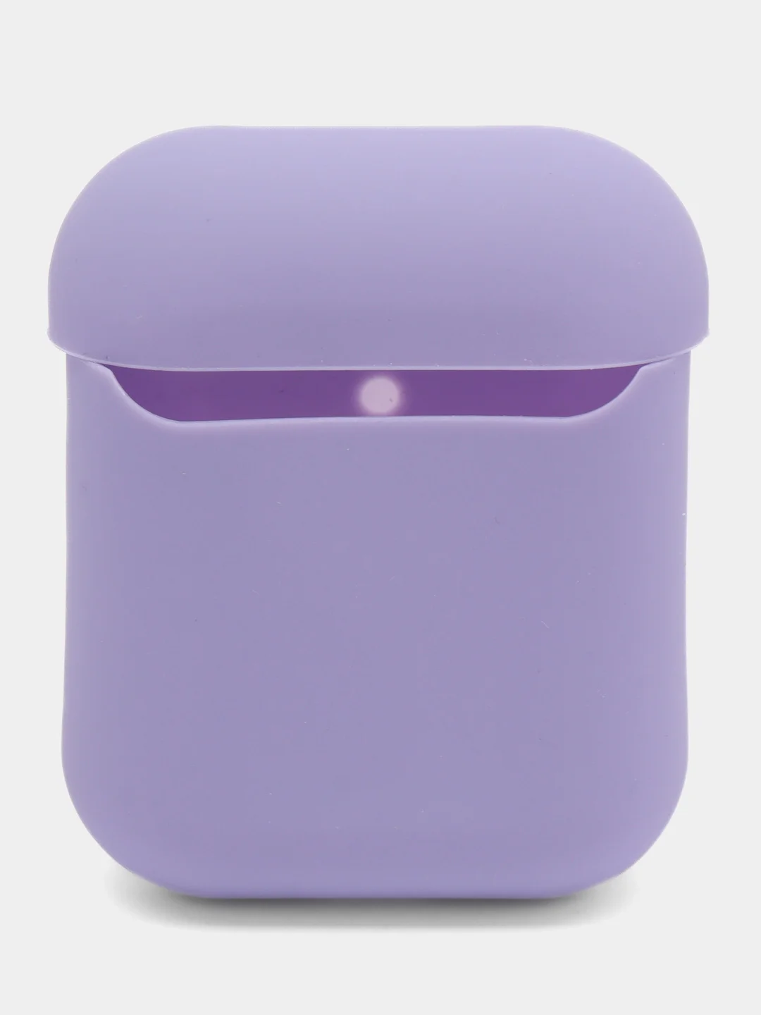 Лавандовый силиконовый чехол для наушников AirPods 2