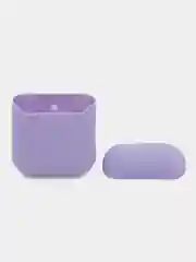 Лавандовый силиконовый чехол для наушников AirPods 2
