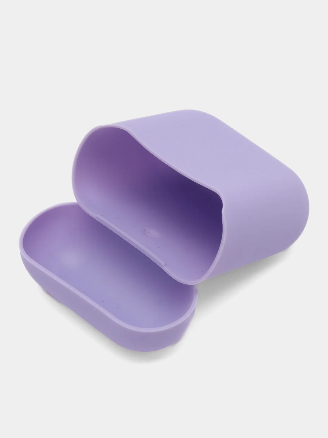 Лавандовый силиконовый чехол для наушников AirPods 2