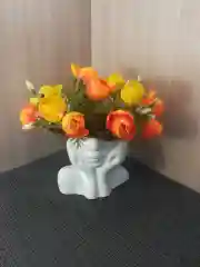 Кашпо из гипса, статуэтка ,декор для дома