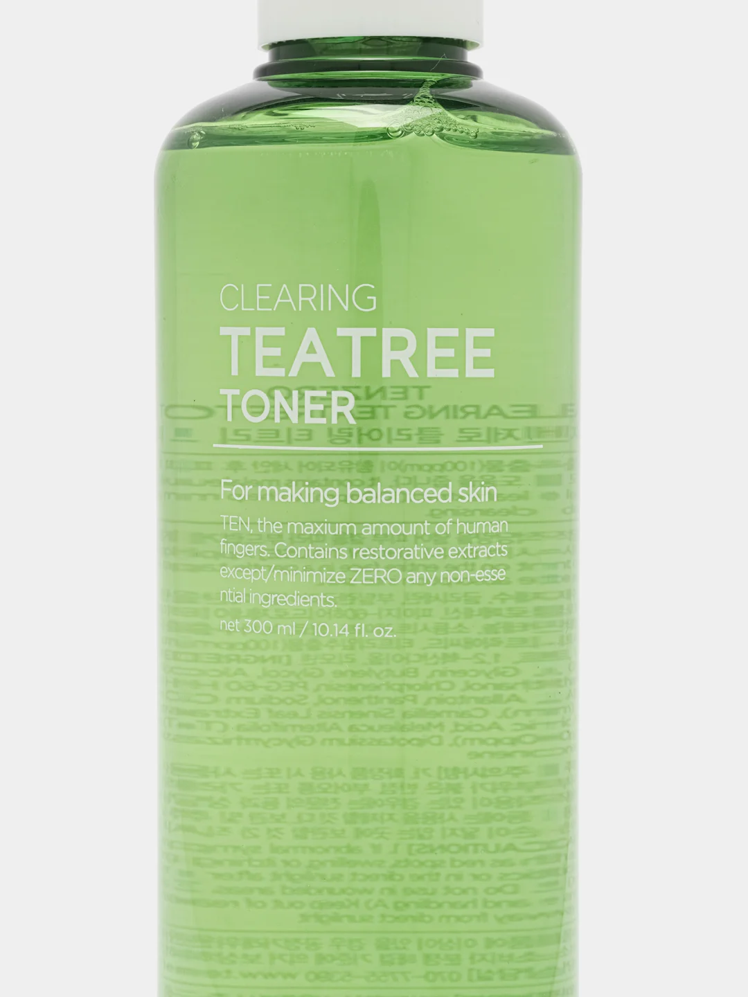 Зеленый тонер для лица Tenzero Toner, 300 мл
