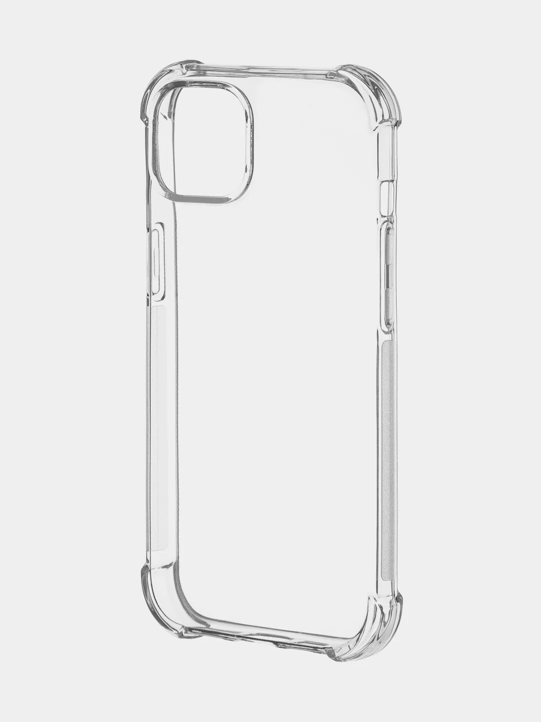 Прозрачный чехол для iPhone 15 противоударный силиконовый ROSCO прозрачный с защитой камер и углов