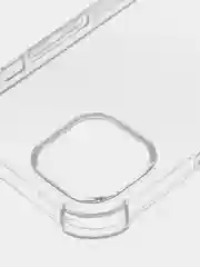 Прозрачный чехол для iPhone 15 противоударный силиконовый ROSCO прозрачный с защитой камер и углов