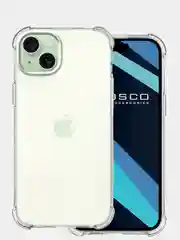 Прозрачный чехол для iPhone 15 Plus, iPhone 15+ противоударный силиконовый ROSCO с усиленными углами