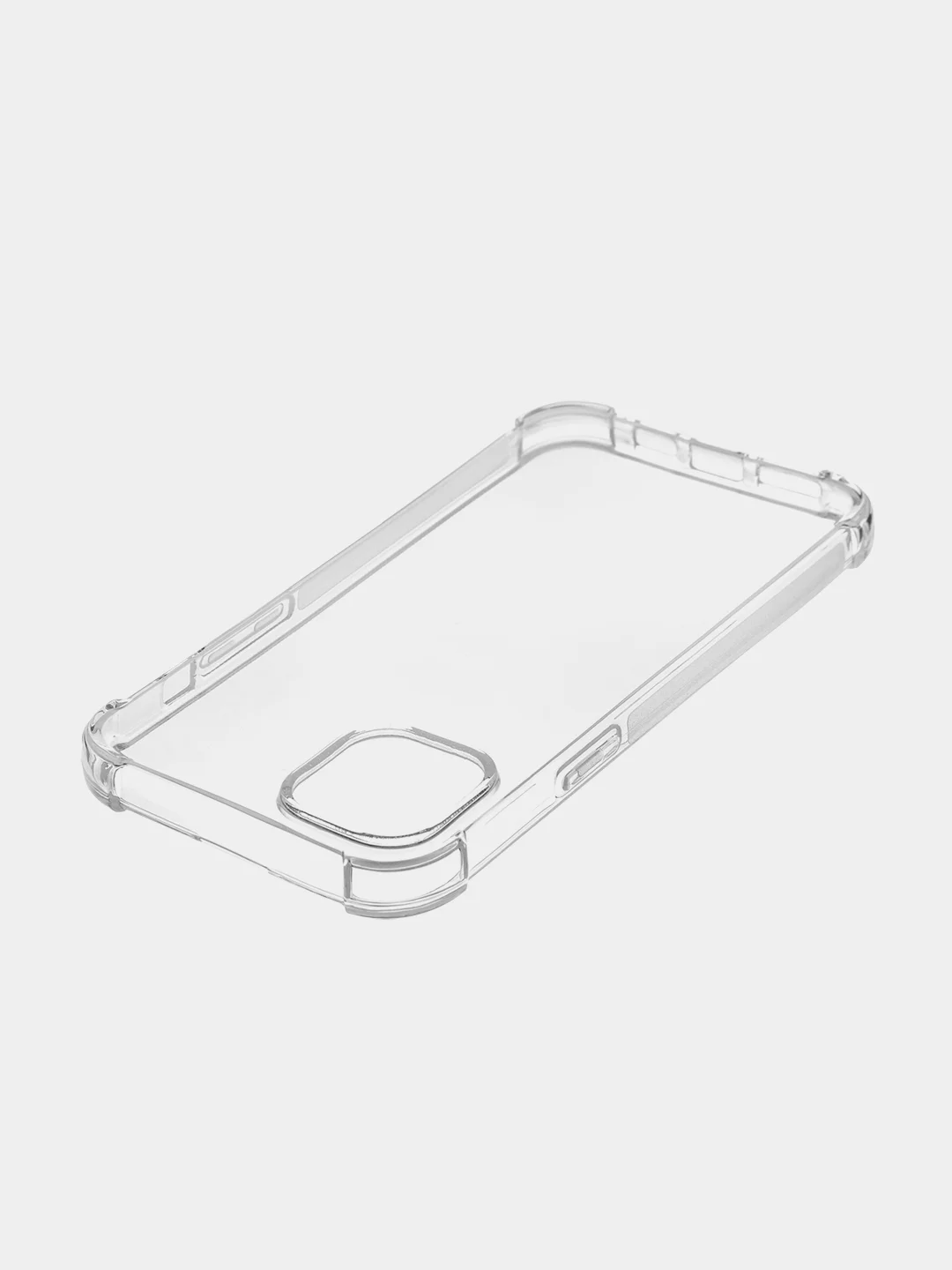 Прозрачный чехол для iPhone 15 Plus, iPhone 15+ противоударный силиконовый ROSCO с усиленными углами
