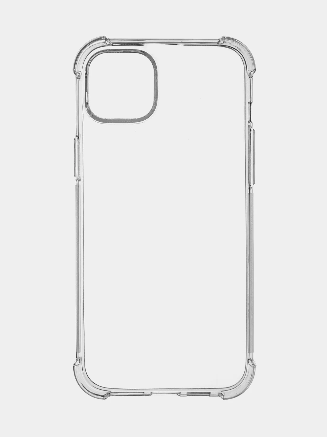 Прозрачный чехол для iPhone 15 Plus, iPhone 15+ противоударный силиконовый ROSCO с усиленными углами