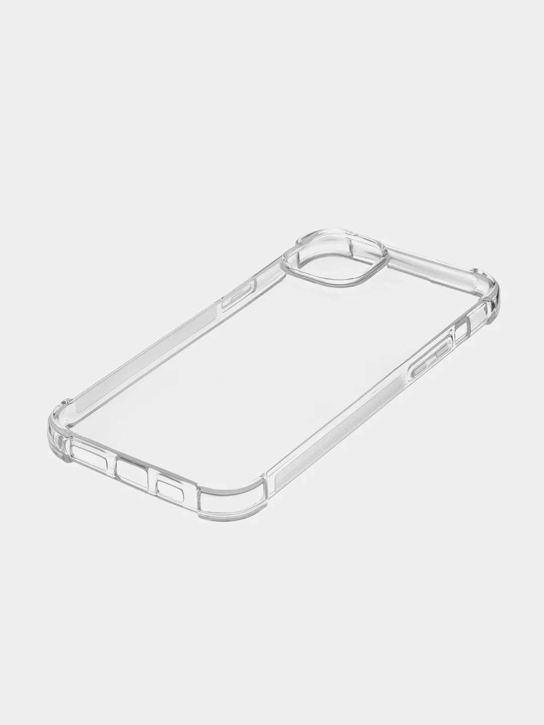 Прозрачный чехол для iPhone 15 Plus, iPhone 15+ противоударный силиконовый ROSCO с усиленными углами