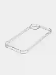 Прозрачный чехол для iPhone 15 Plus, iPhone 15+ противоударный силиконовый ROSCO с усиленными углами