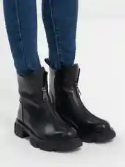 Черный ботинки женские демисезонные