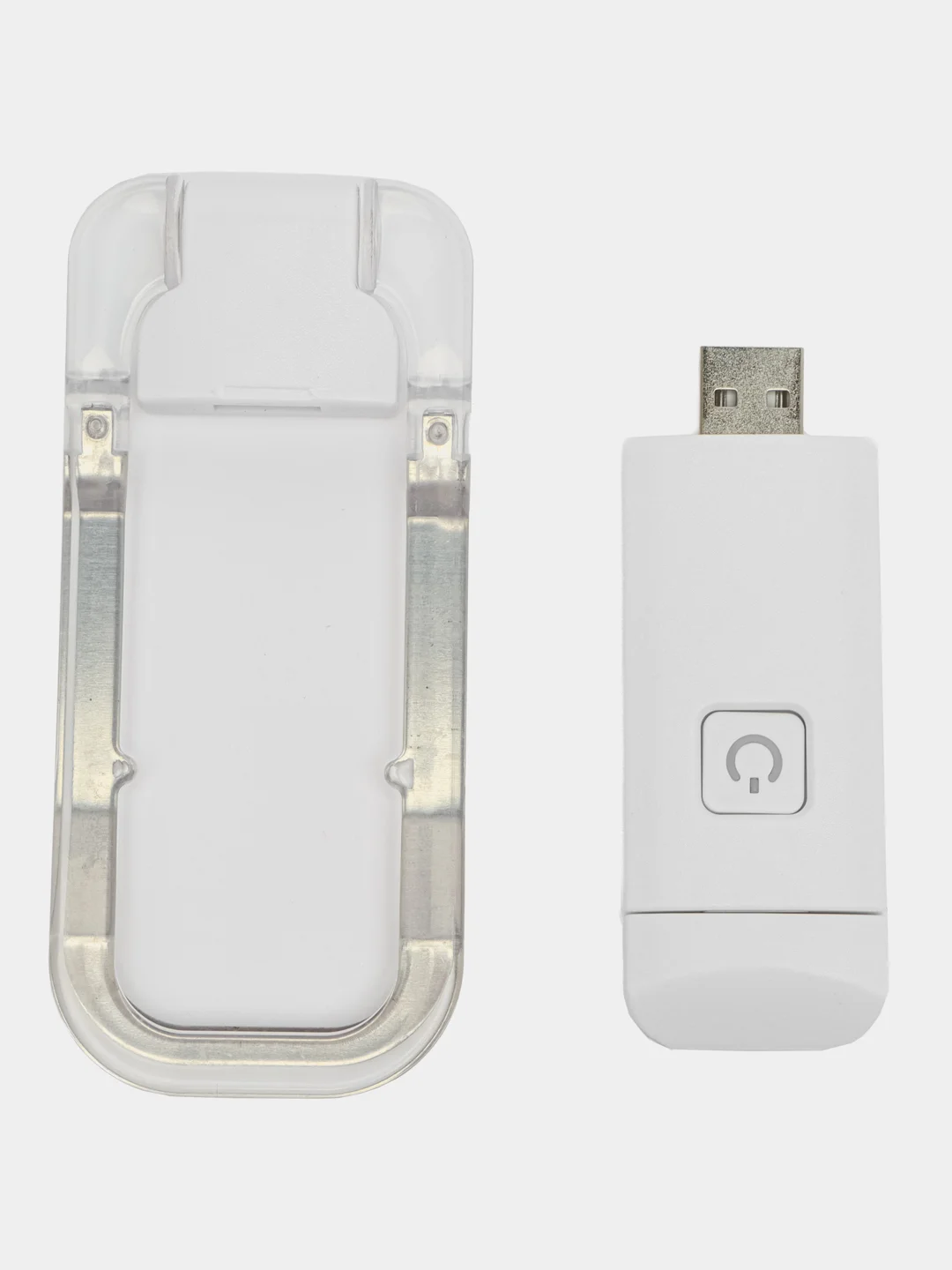 Белый лампа для чтения, на прищепке, USB