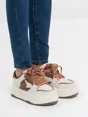 Бежевый кроссовки женские Agsdon