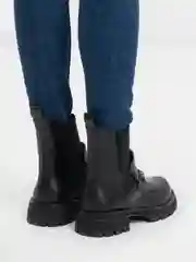 Черный ботинки женские демисезонные