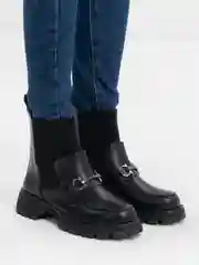 Черный ботинки женские демисезонные