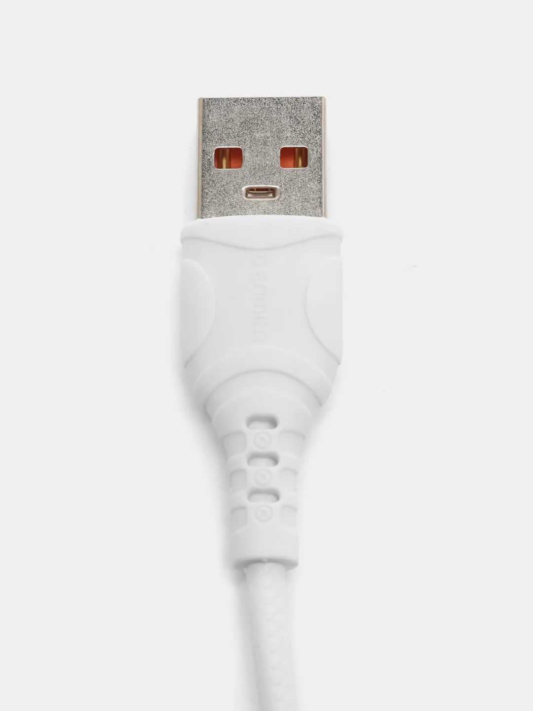 Автомобильное зарядное устройство Denmen DZ06L, 3.1A, 2USB, + кабель USB  Lightning, белый