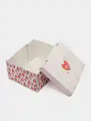 Красный большая подарочная коробка, складная, 31 х 25 х 16 см