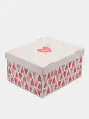 Красный большая подарочная коробка, складная, 31 х 25 х 16 см