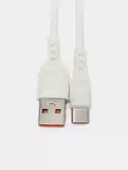 Автомобильное зарядное устройство, АЗУ Denmen DZ06T, 3.1A, 2 USB, с кабелем Type-C