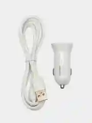 Автомобильное зарядное устройство, АЗУ Denmen DZ06T, 3.1A, 2 USB, с кабелем Type-C
